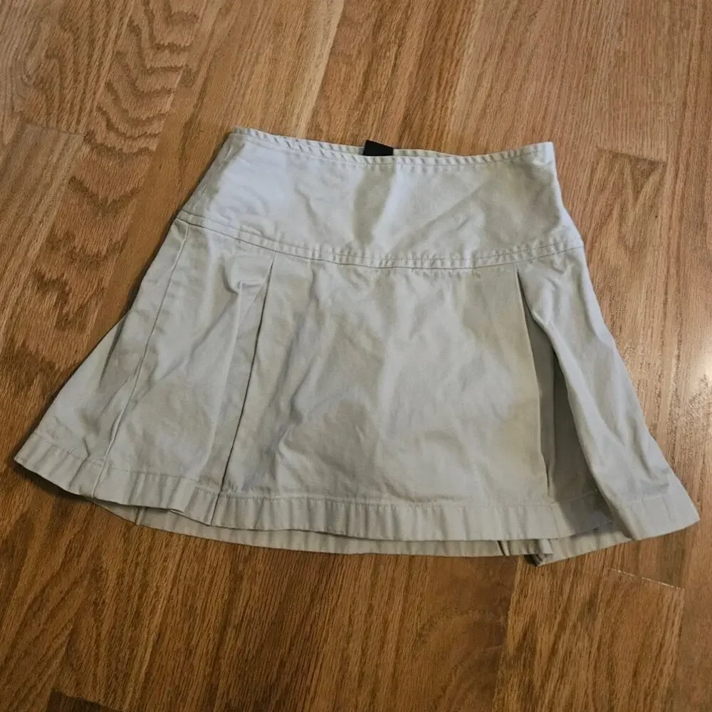 VINTAGE GAP Fall '03 Y2K Minimalist Khaki Skort Size 5 Girl ~ Preppy Retro